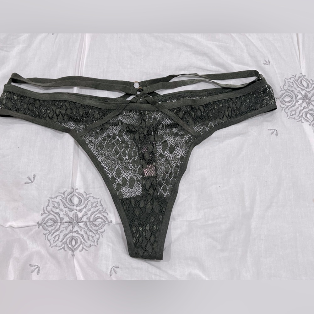 Victorias secret thong green moss xtra large size